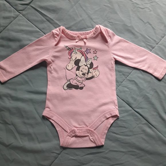 Baby Girl Clothes Lot Of Six Size 6-9 Months Minnie Mouse/Easter Bunny - Picture 8 of 16